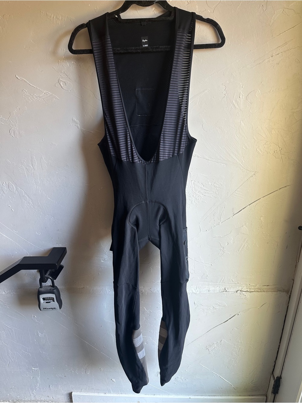 Rapha Women’s XL Cargo Winter Bib Tights Padded Cycling Gorpcore Black